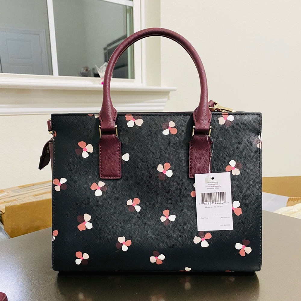 Kate Spade Authentic Cameron Dusk Buds M Satchel - Picture 2 of 5